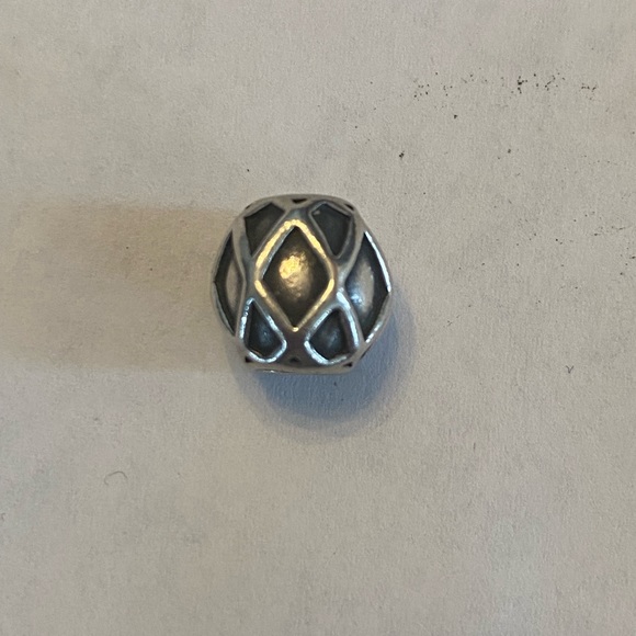 Pandora Harlequin cross cross charm EUC - Picture 2 of 4